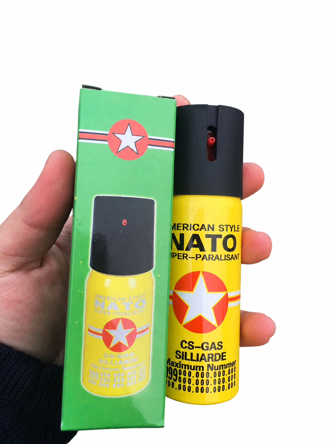 德国NATO黄瓶60ml防狼喷雾 0.8%OC雾状便携款(图2)