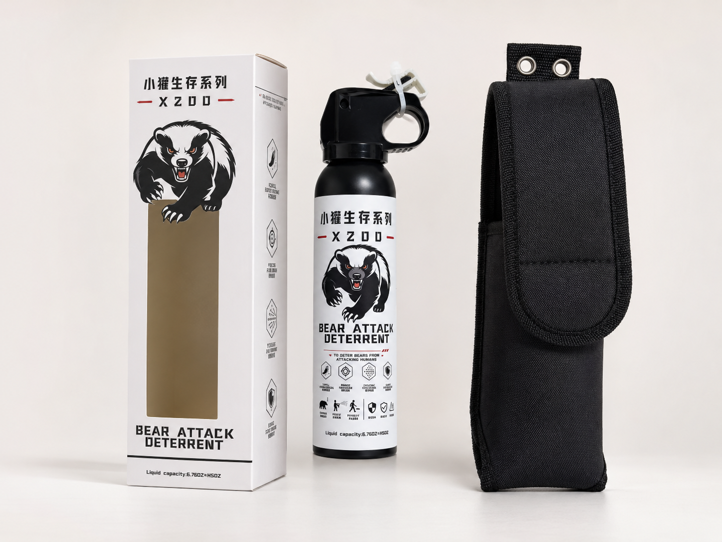 小獾 X200 射流型防熊喷雾  260mL熊喷(图7)