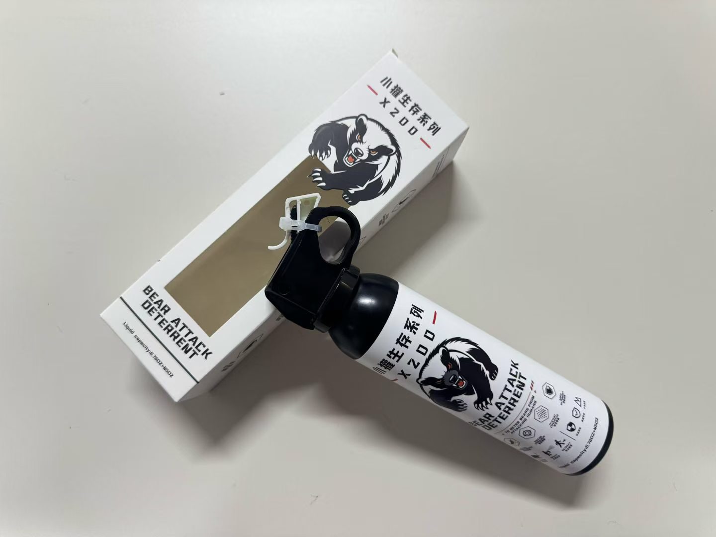 小獾 X200 射流型防熊喷雾  260mL熊喷(图9)