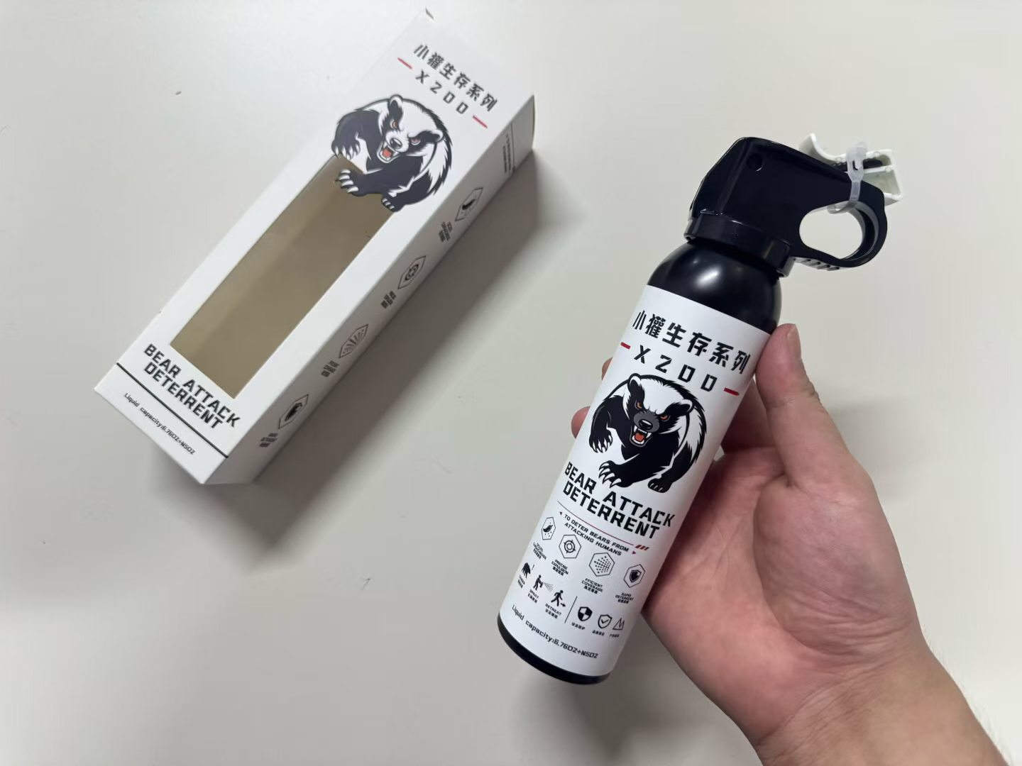 小獾 X200 射流型防熊喷雾  260mL熊喷(图10)