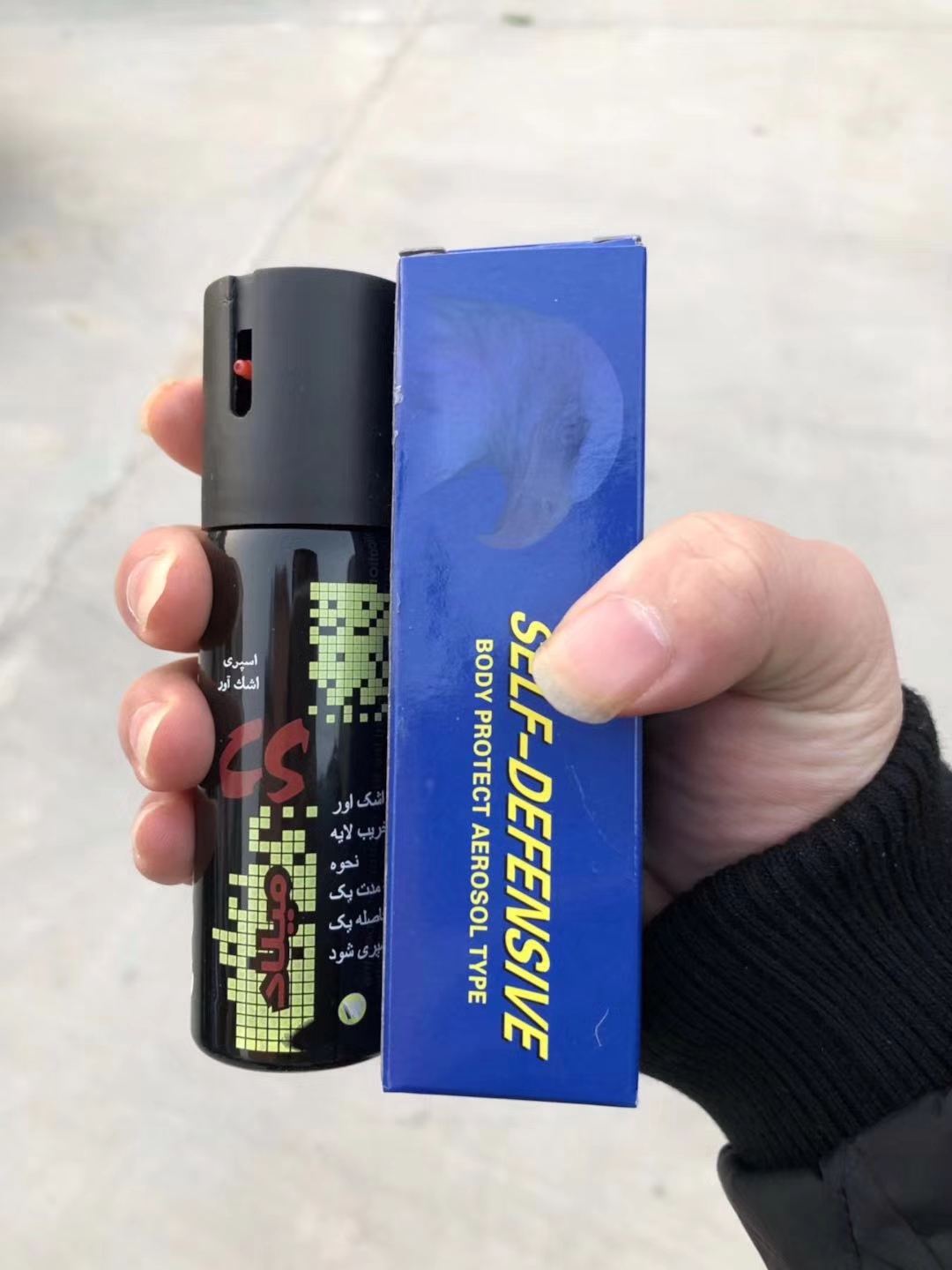 CS阿拉伯辣椒喷雾60ML防狼喷雾(图5)