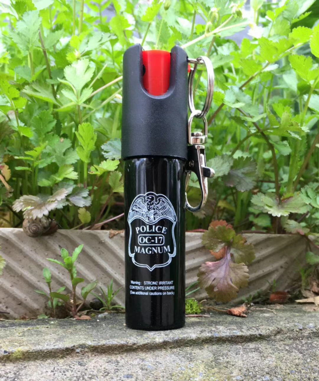 OC-17型号钥匙扣喷雾剂（20ML）旋转锁定式防狼喷雾(图5)